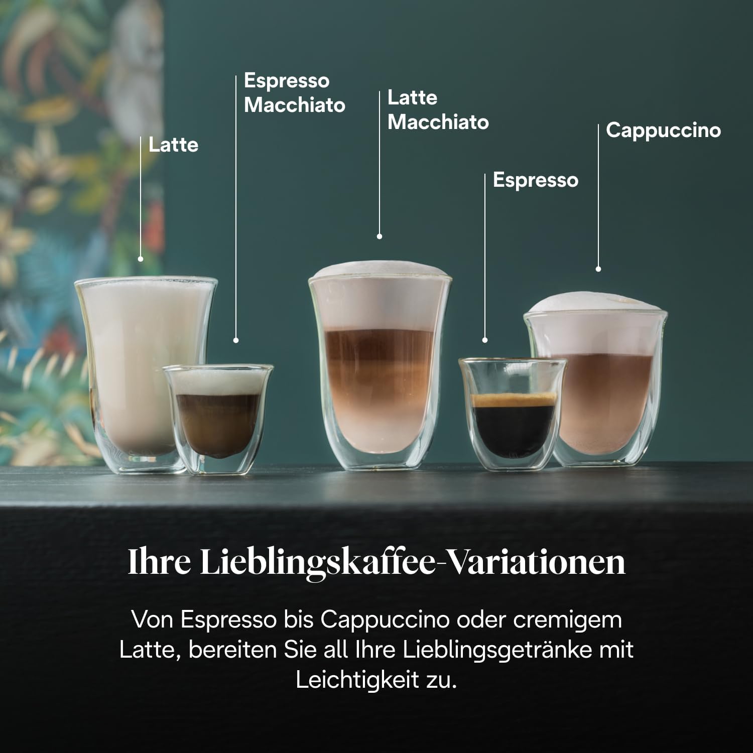 De'Longhi EC 685.M Dedica Style Espressomaschine 1L – 15 bar, Milchschaumdüse, 15cm, Metall