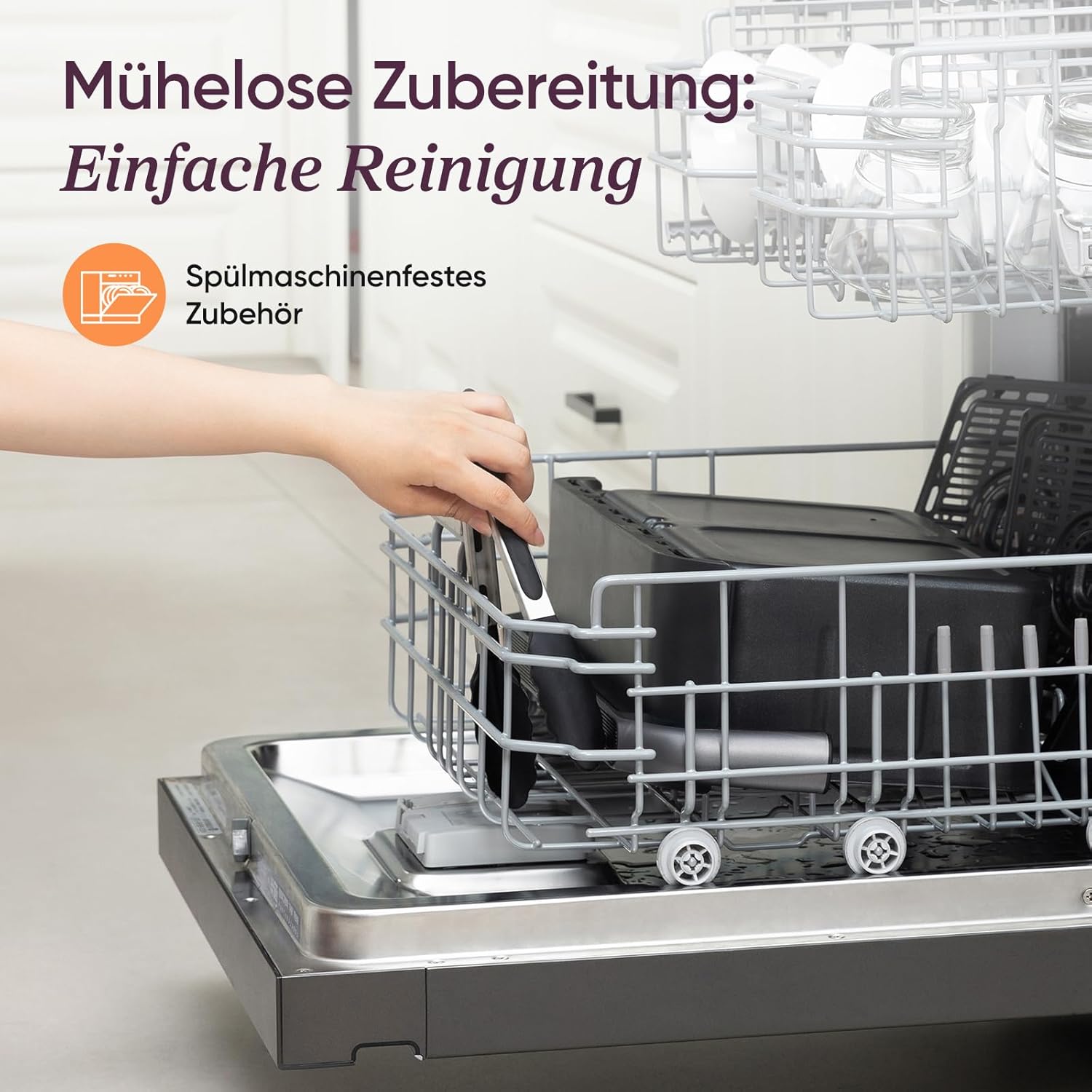 Cosori TF102S DualBlaze Heißluftfritteuse 10L – 3D Heizung, NTC-Sensor, 240°C, WiFi, 2800W, Schwarz