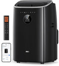 DREO DR-HAC002S Mobiles Klimagerät 7.500 BTU – 3-in-1, R290, EEK A, IceCool, 45dB, WiFi, Siri, Schwarz