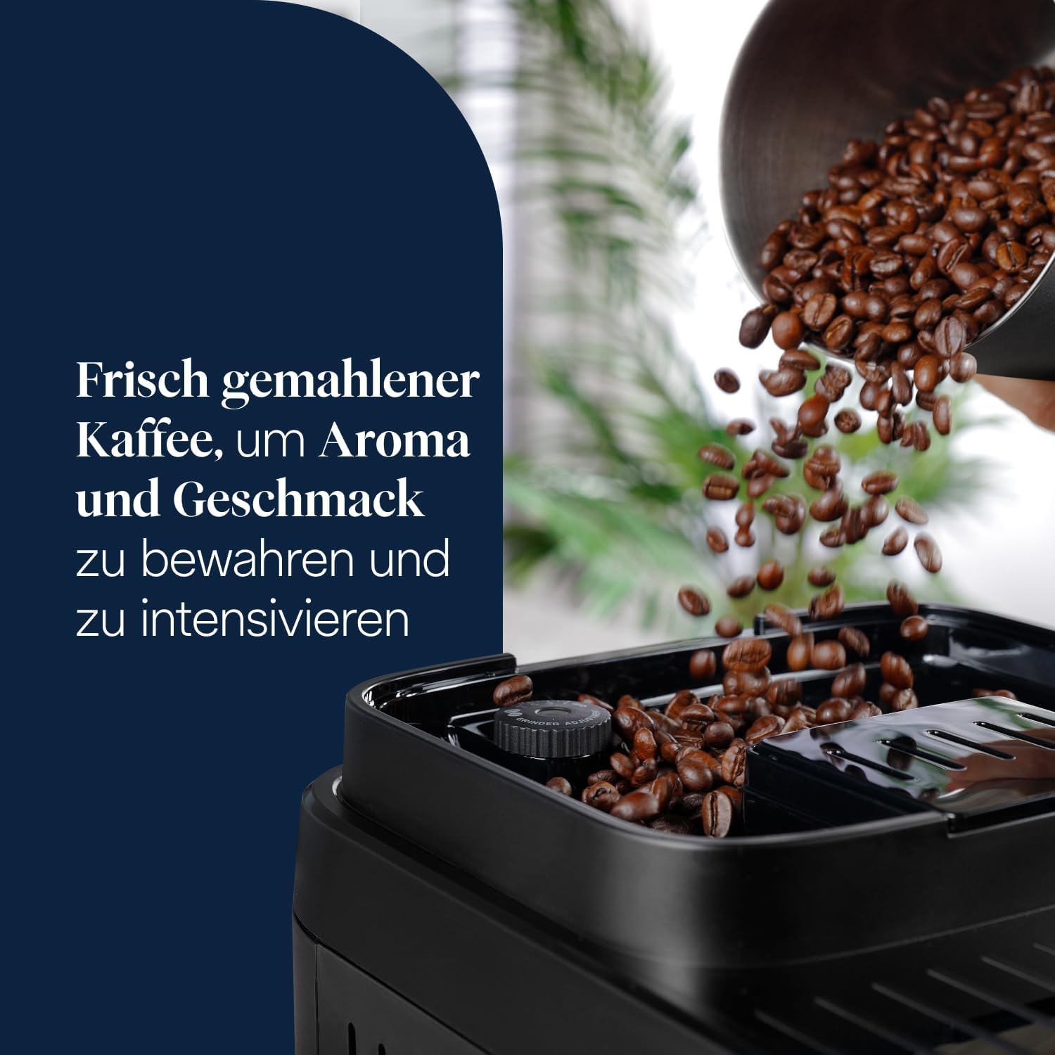 De'Longhi Magnifica Evo ECAM312.80.TB Kaffeevollautomat 1,8L – 13 Getränke, LatteCrema, Touch, Titan Schwarz