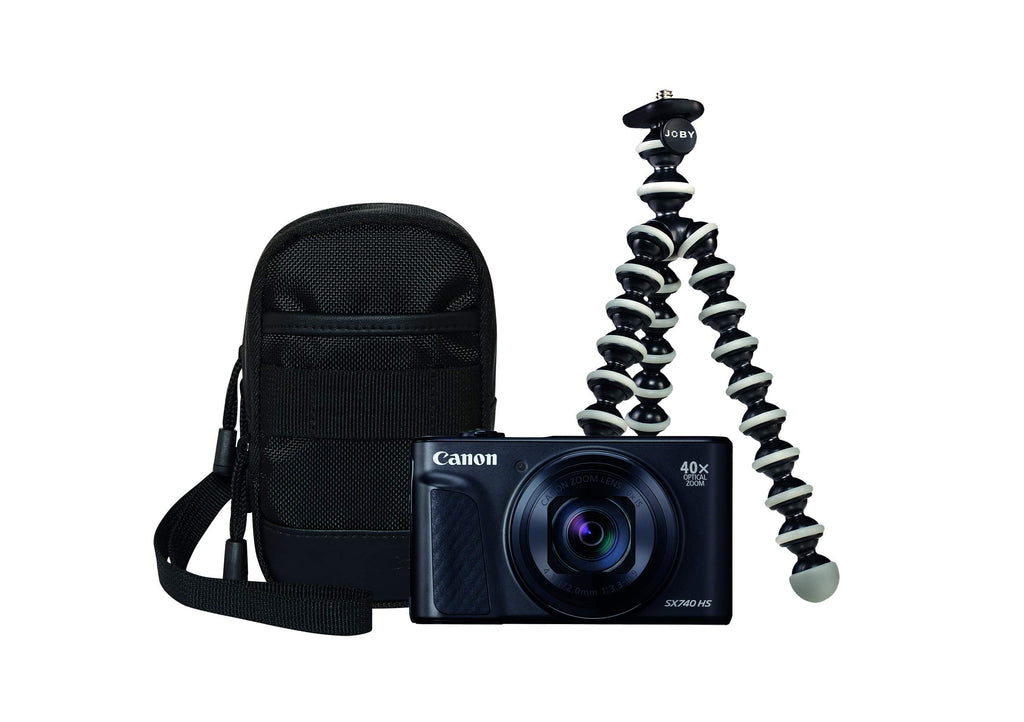 Canon PowerShot SX740 HS Kompaktkamera – 40x Zoom, 4K, 20,3MP, WLAN, DIGIC 8, Schwarz